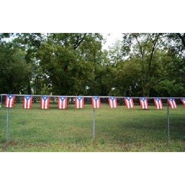 12 Flags 20 foot long Puerto Rico Rican 12x18 Bunting Party Flags Banner 12 Flags 20 foot long Puerto Rico Rican 12x18 Bunting Party Flags Banner